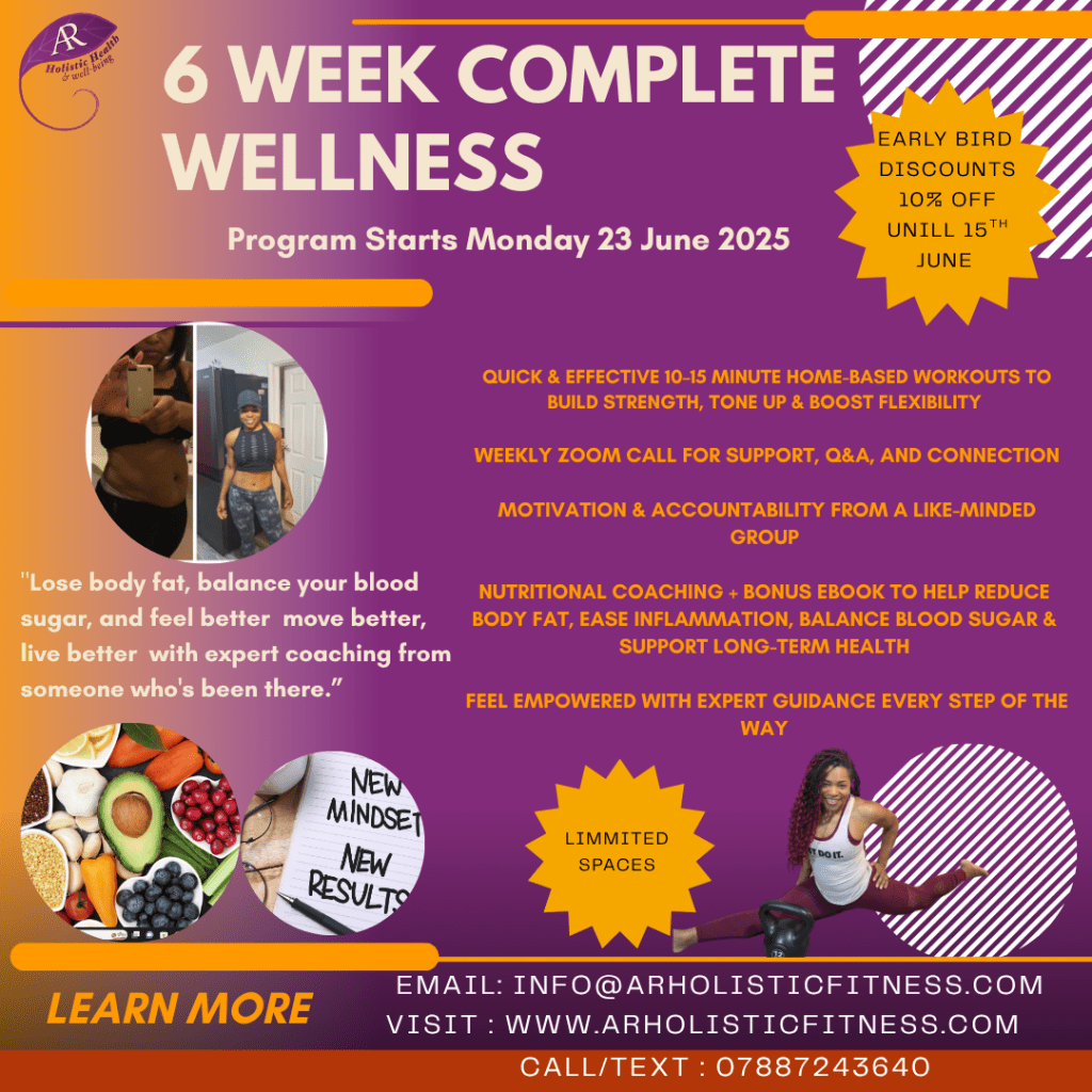 6-Week Complete Wellness Program: Lose Body Fat, Balance Sugar & Reduce Inflammation Naturally